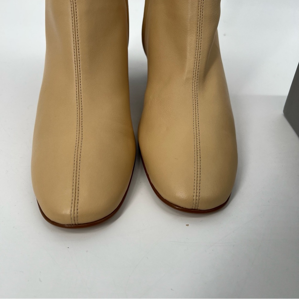 NWT Everlane Ecru‎ The Day Boot 10 Light Tan Heeled Bootie Size 10 - Picture 10 of 14